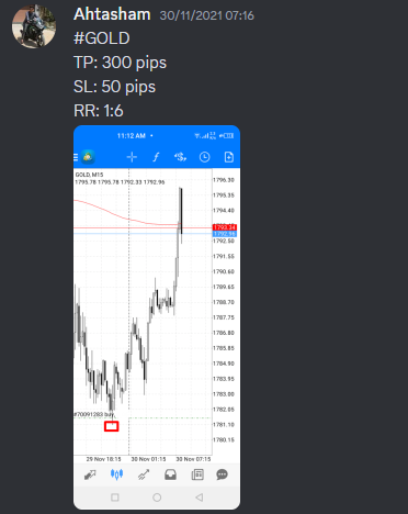 Come Learn Forex student trading result screenshot, 2021 archive, result 247 of 263