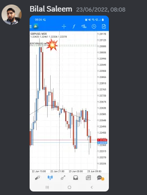Come Learn Forex student trading result screenshot, 2022 archive, result 187 of 279
